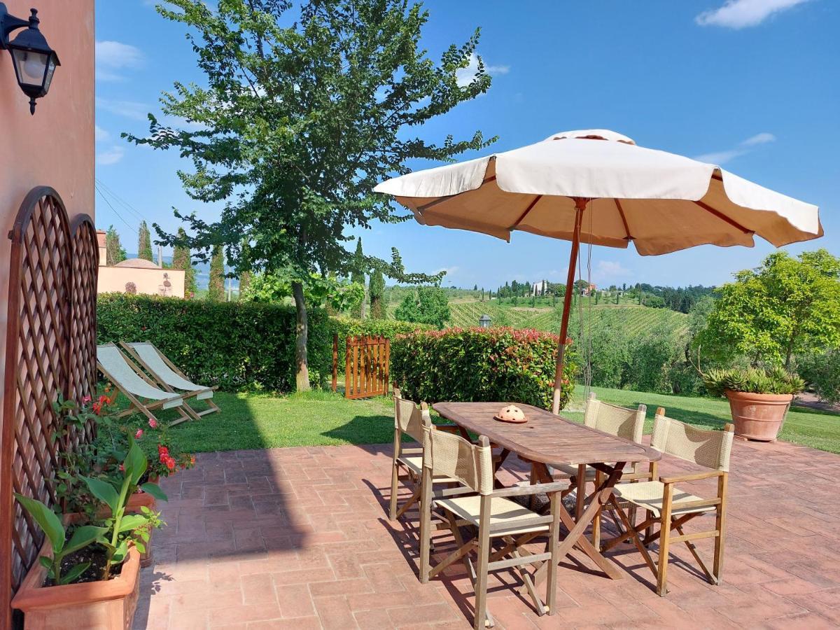 Agriturismo Corte In Poggio Stabbia Bagian luar foto