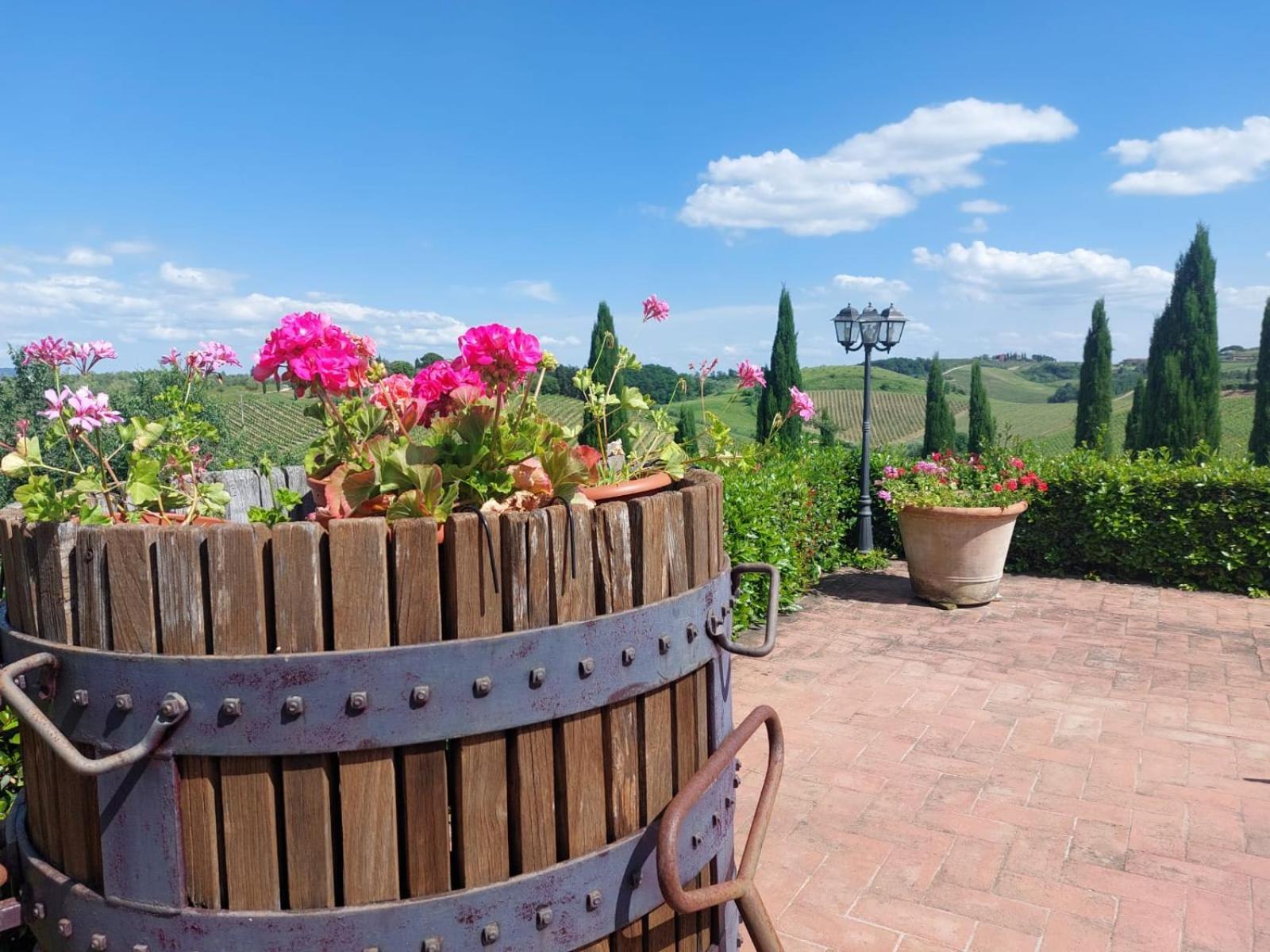 Agriturismo Corte In Poggio Stabbia Bagian luar foto